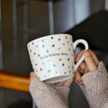 Twinkling Stars Ceramic Mug – Colorful Star Design Coffee Cup | 380ml Cute Tea Mug for Home, Office & Everyday Drink