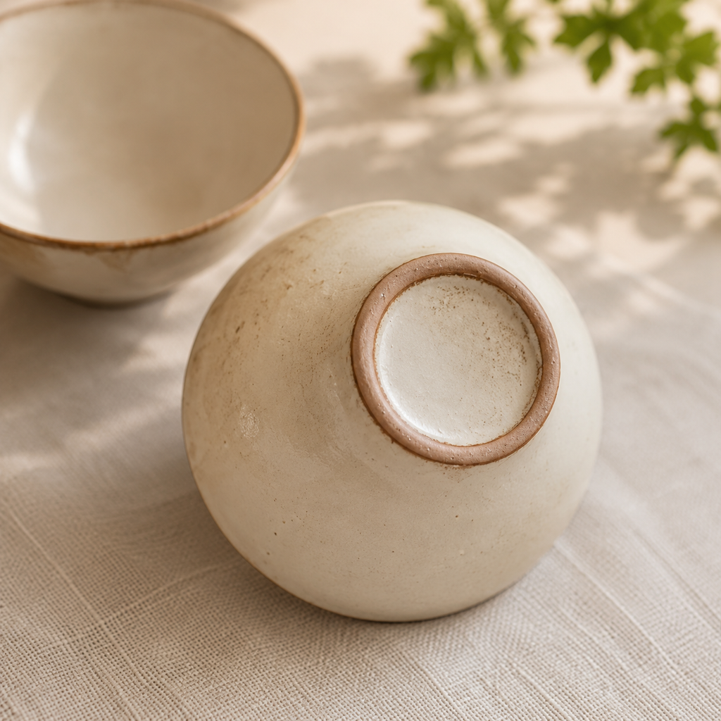 Handmade Ceramic Bowl, Japanese Rustic Pottery, Small Serving Dish, Minimalist Tea Bowl