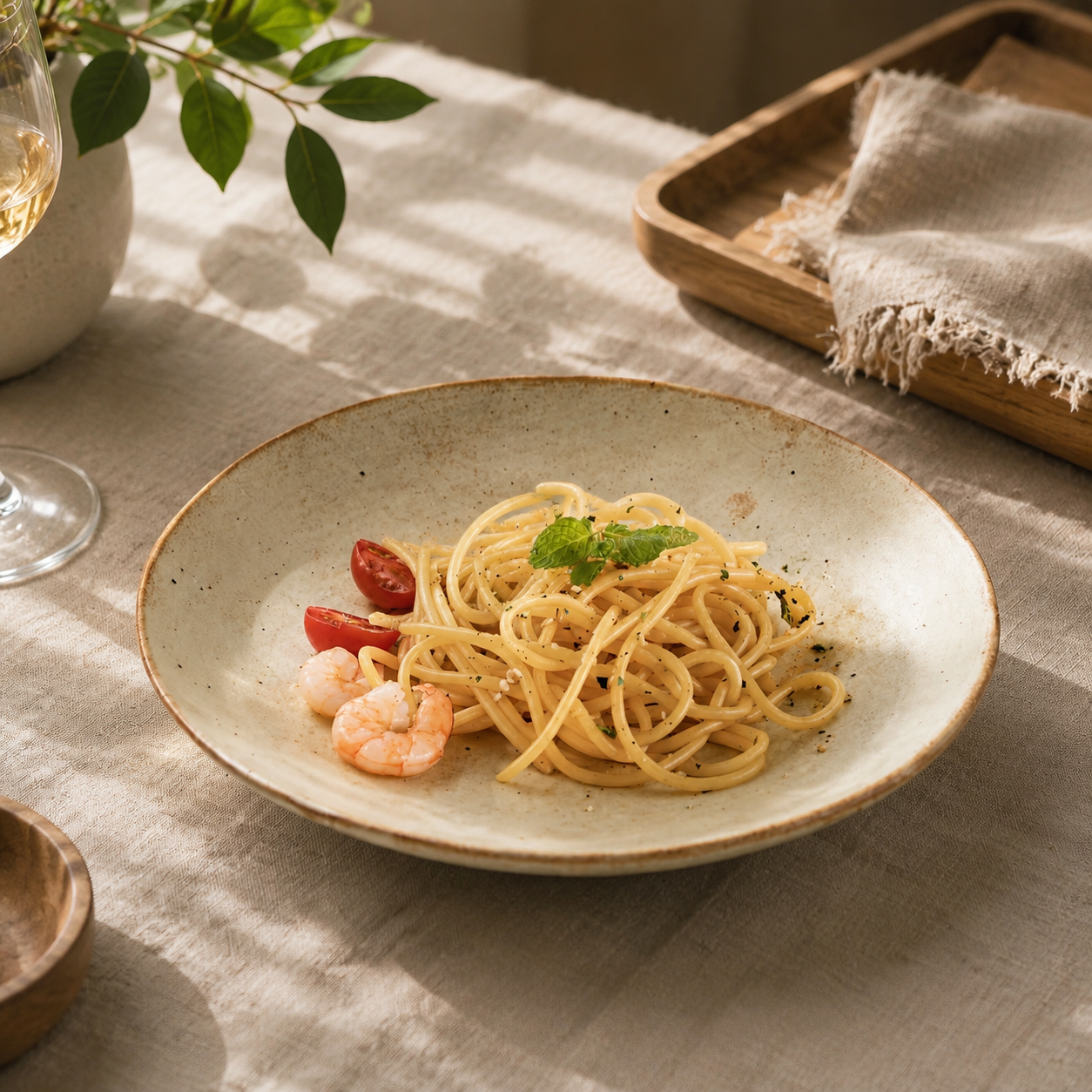 Handmade Rustic Ceramic Plate