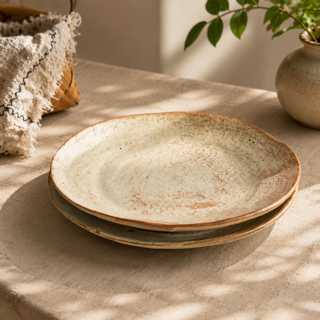 Handmade Rustic Ceramic Plate