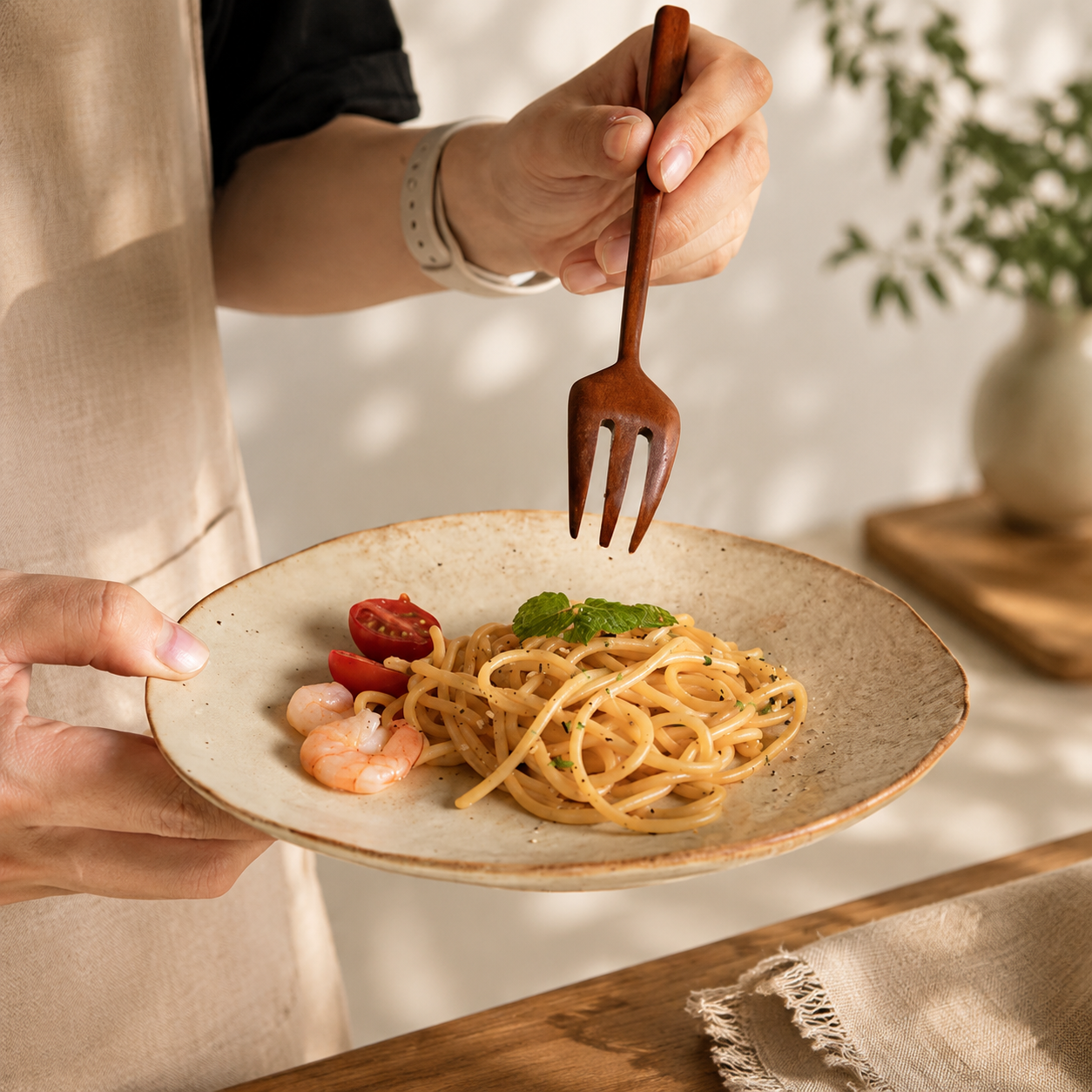 Handmade Rustic Ceramic Plate