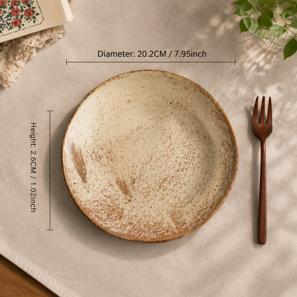 Handmade Rustic Ceramic Plate