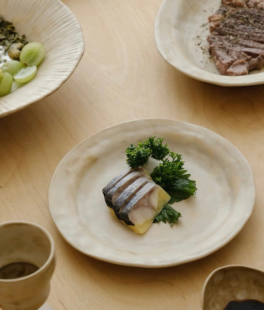 WS Luxury Collection – Sandflow Ceramic Serving Plate