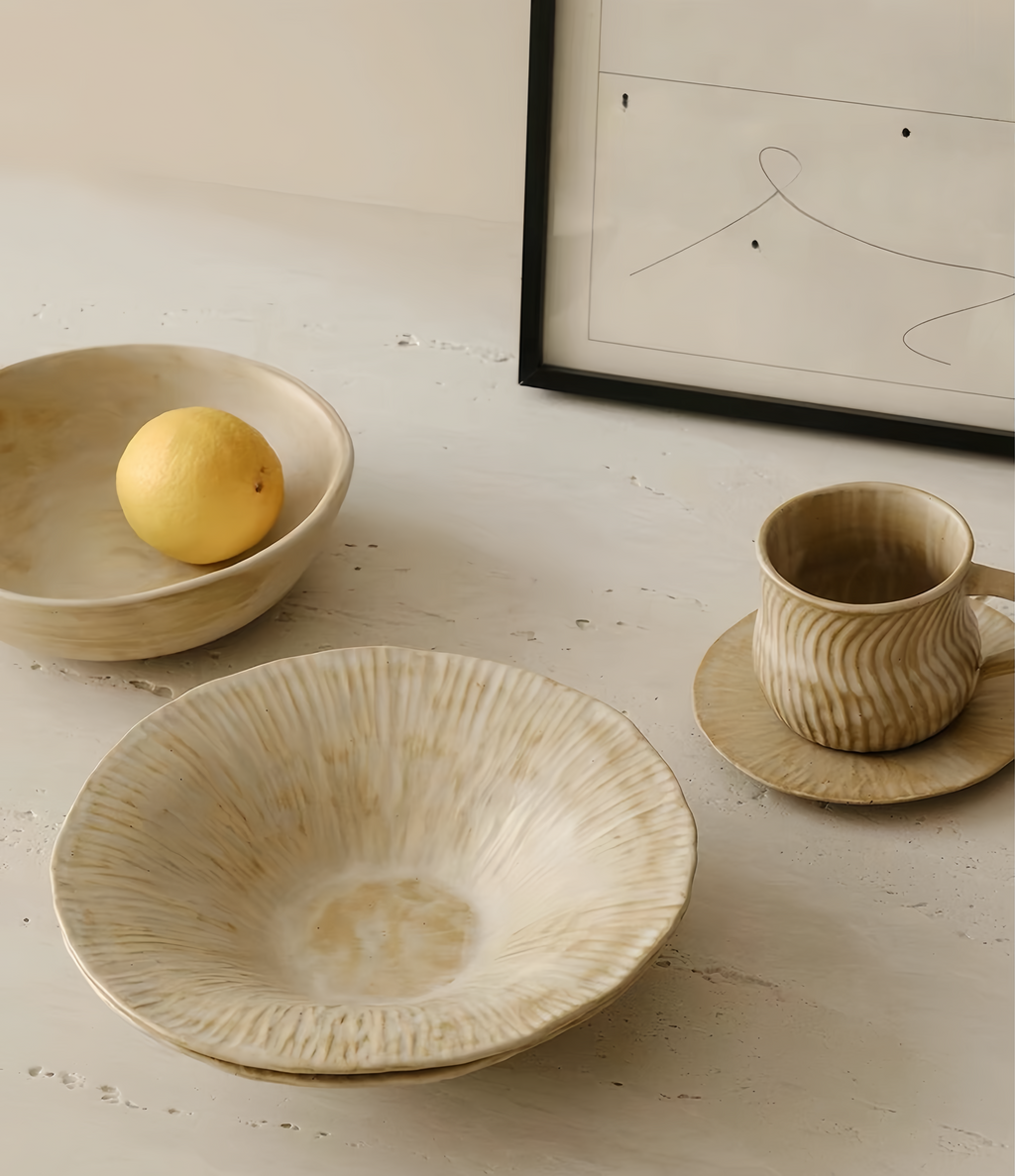 WS Luxury Collection – Sandflow Ceramic Serving Bowl