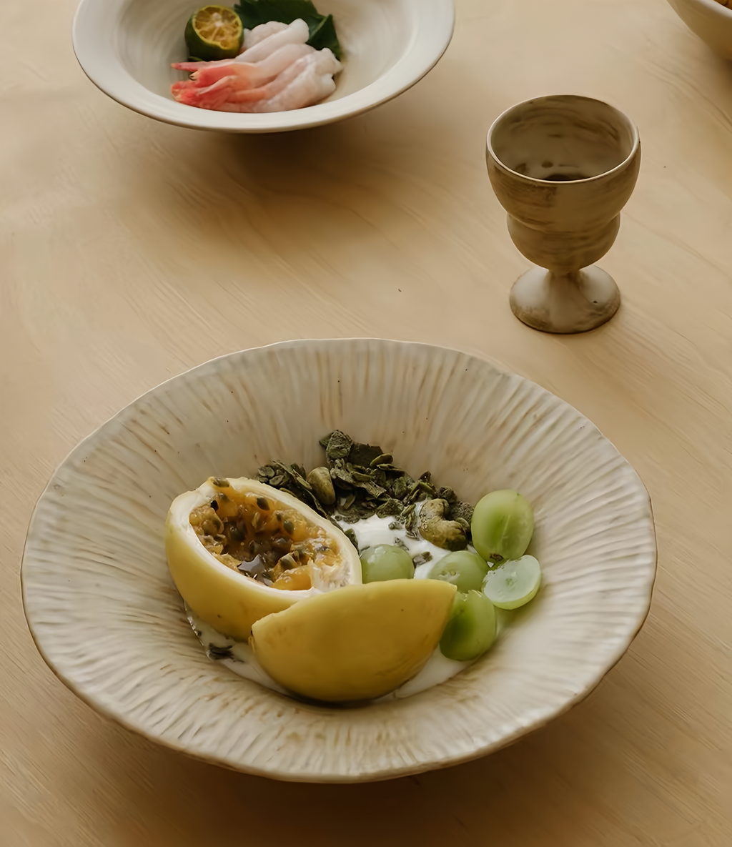 WS Luxury Collection – Sandflow Ceramic Serving Bowl