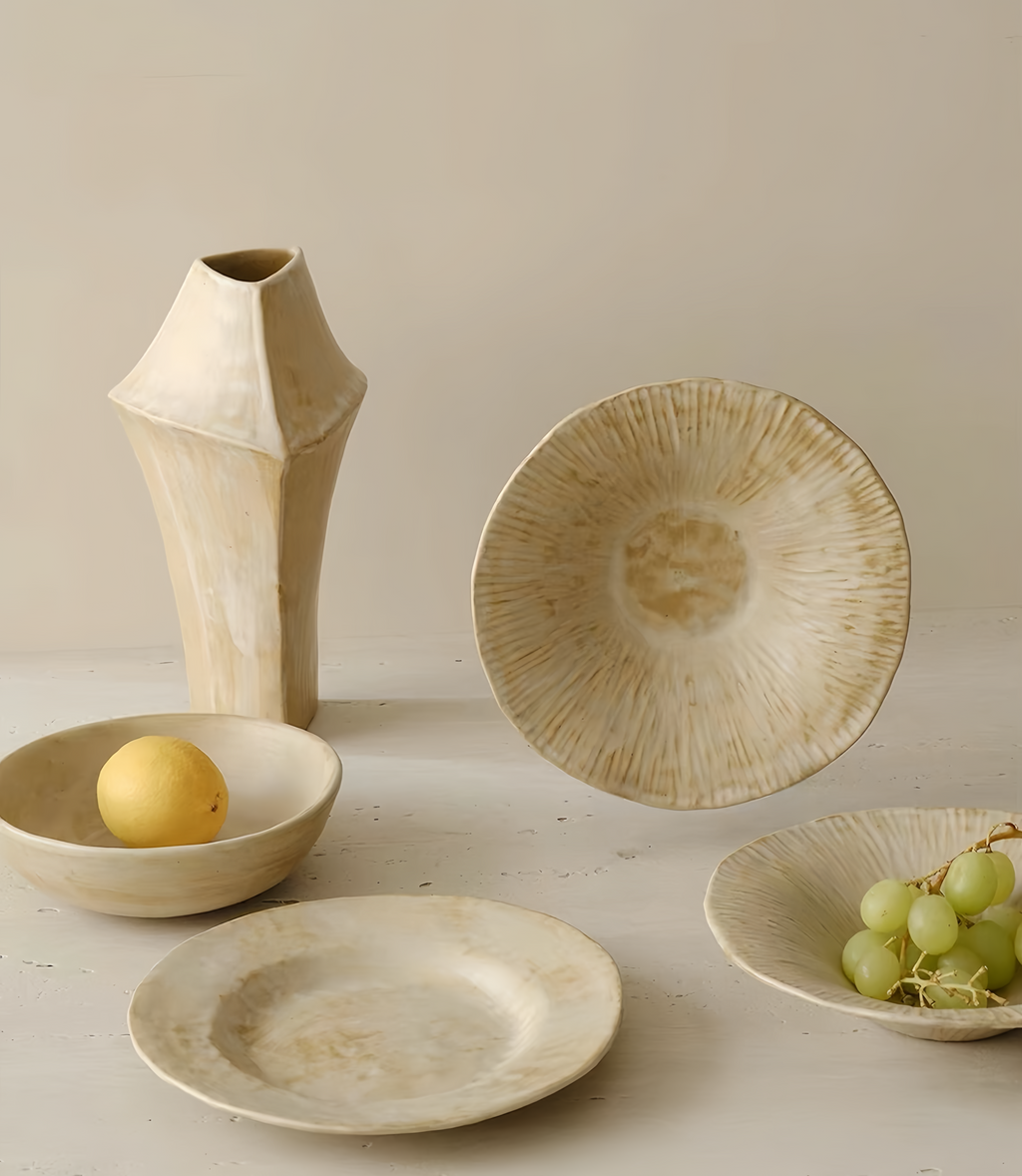 WS Luxury Collection – Sandflow Ceramic Serving Bowl