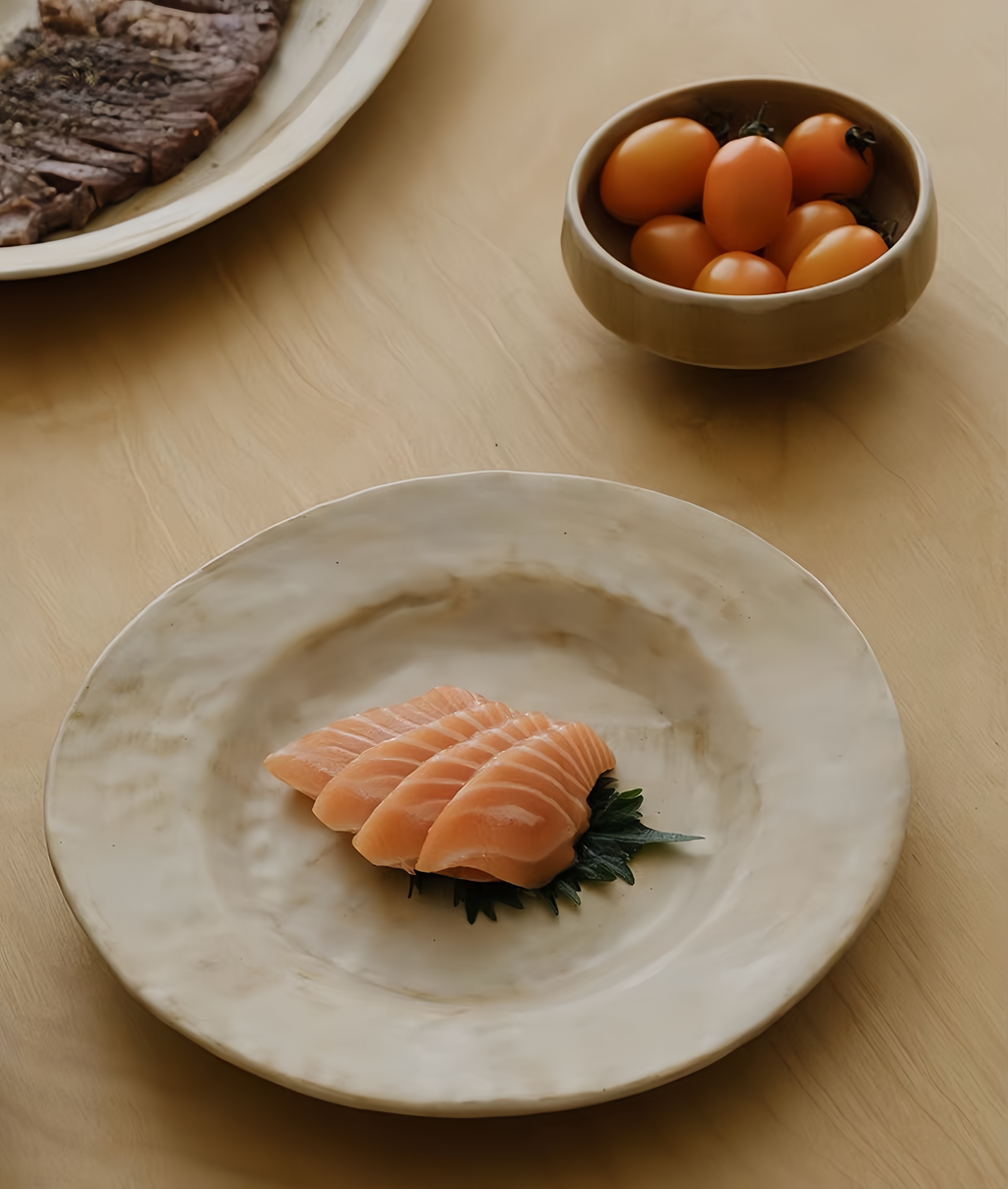WS Luxury Collection – Sandflow Ceramic Wide Rim Plate