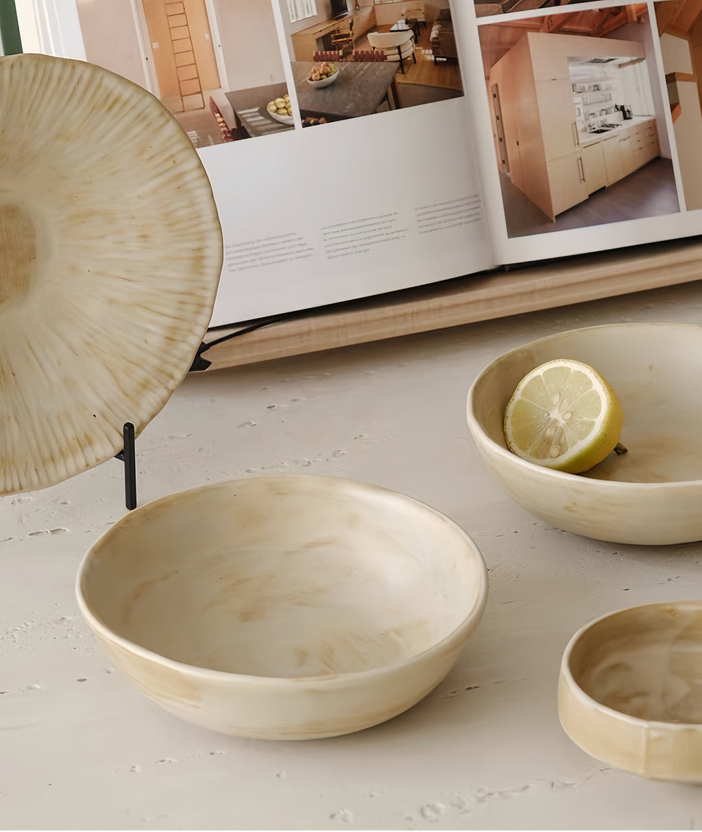 WS Luxury Collection – Sandflow Ceramic Bowl
