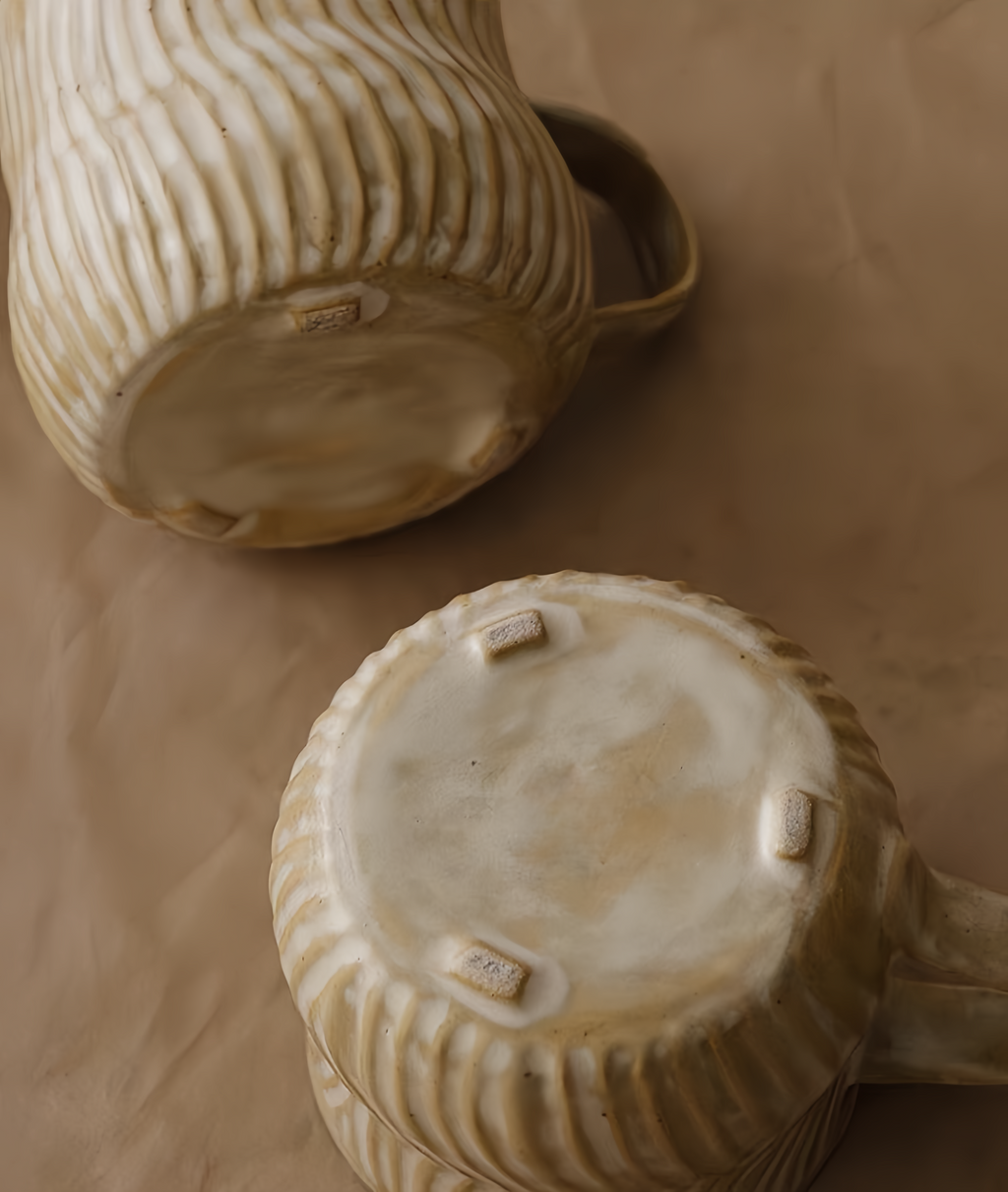 WS Luxury Collection | Spica Textured Ceramic Coffee Mug – Minimalist Wabi-Sabi Tea Cup
