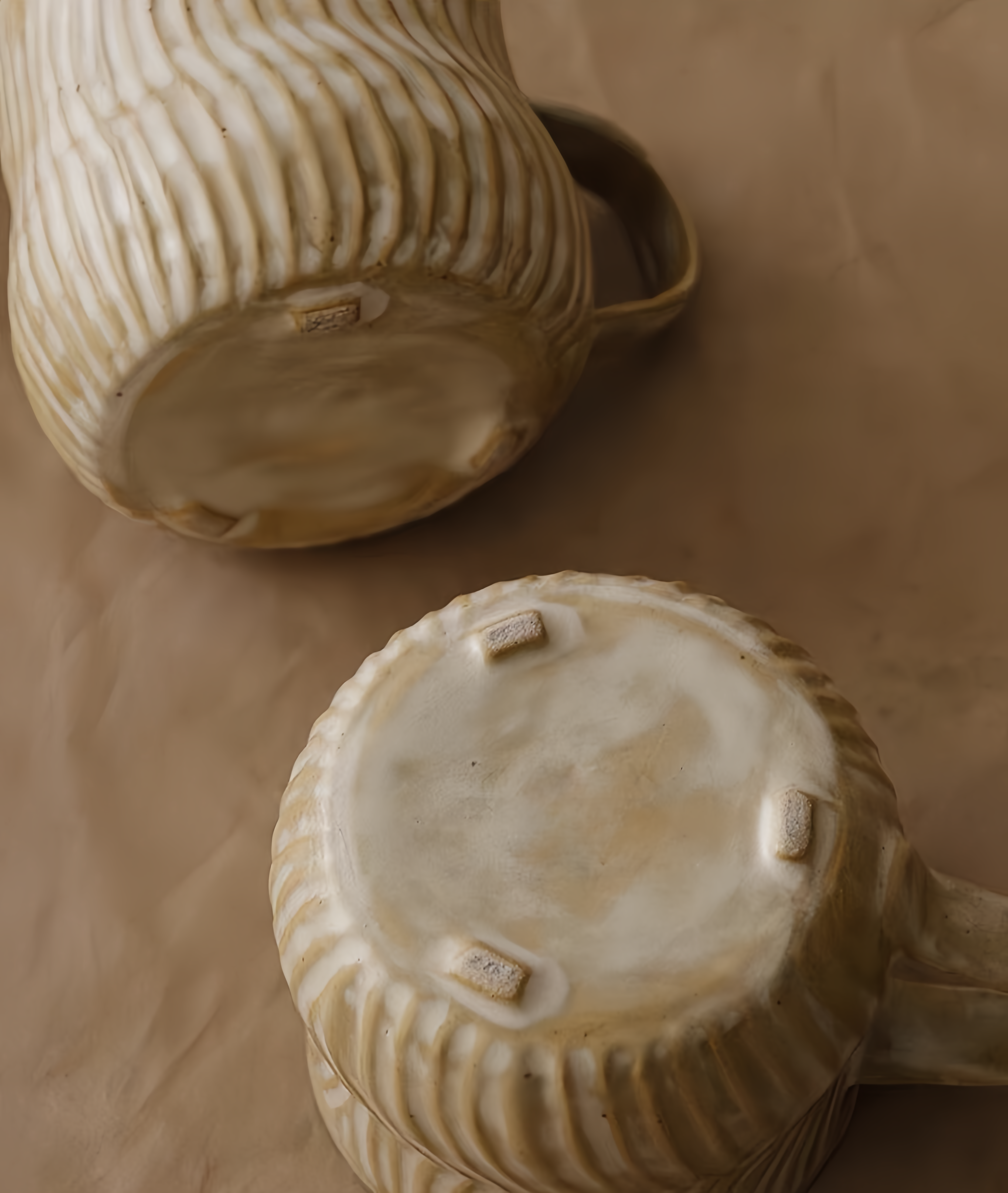 WS Luxury Collection | Spica Textured Ceramic Coffee Mug – Minimalist Wabi-Sabi Tea Cup
