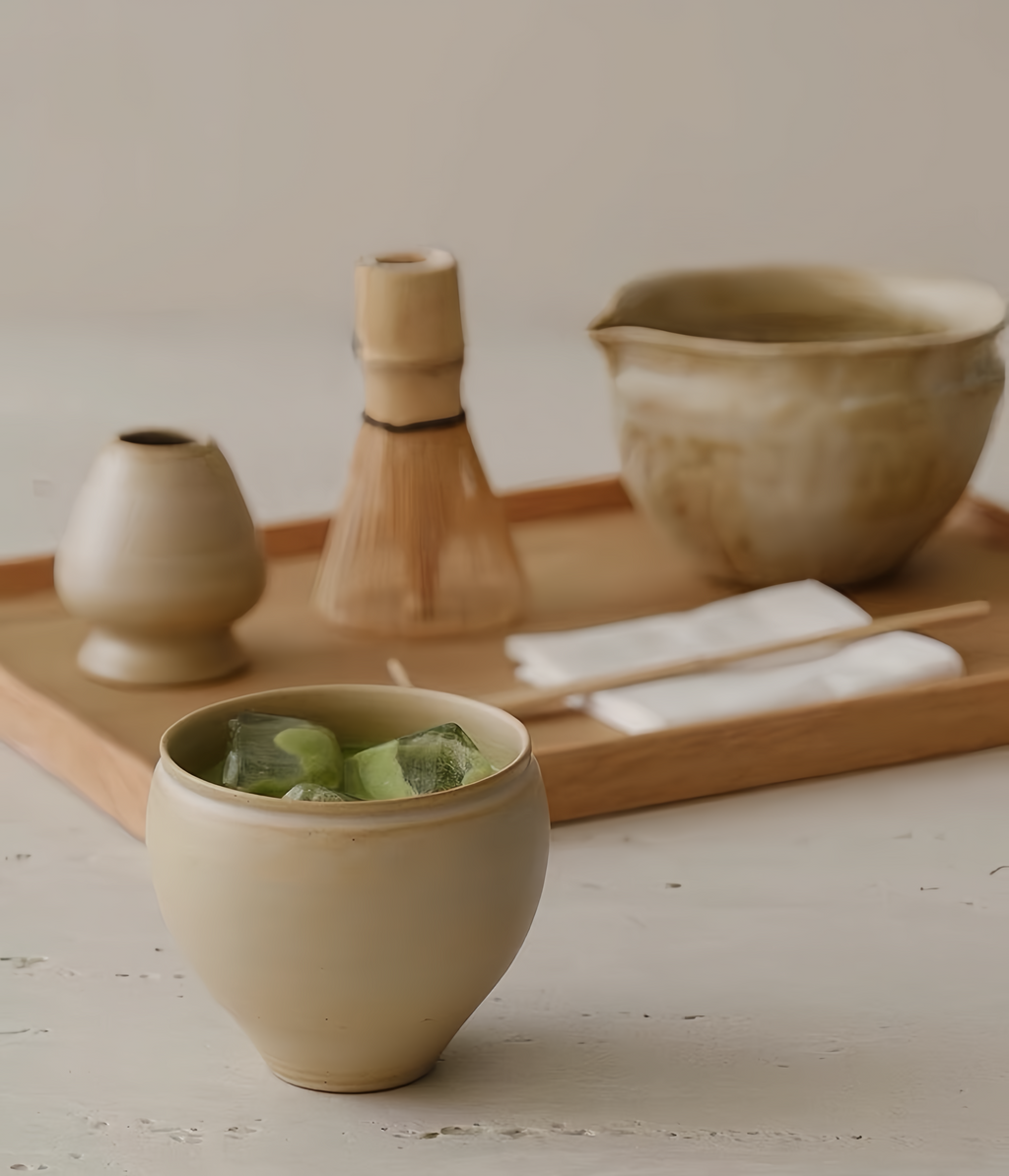 WS Luxury Collection | Stillness Ceramic Tea Cup – Japanese Wabi-Sabi Matcha Cup