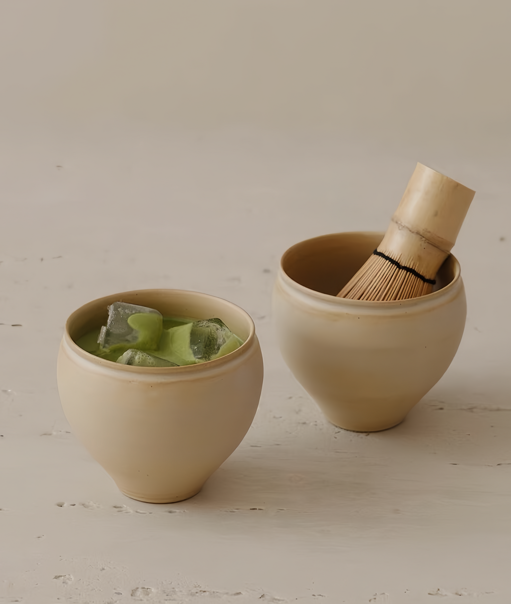 WS Luxury Collection | Stillness Ceramic Tea Cup – Japanese Wabi-Sabi Matcha Cup