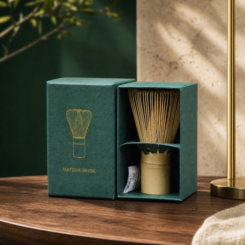 Bamboo Matcha Whisk with Gift Box, Japanese Chasen Tea Whisk, Traditional Matcha Making Tool, Tea Ceremony Gift