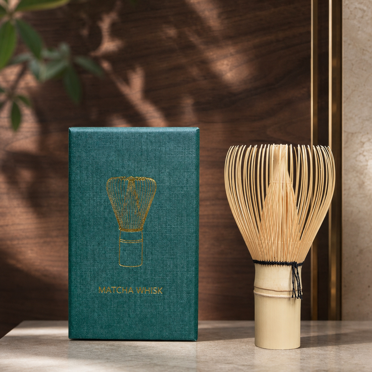 Bamboo Matcha Whisk with Gift Box, Japanese Chasen Tea Whisk, Traditional Matcha Making Tool, Tea Ceremony Gift