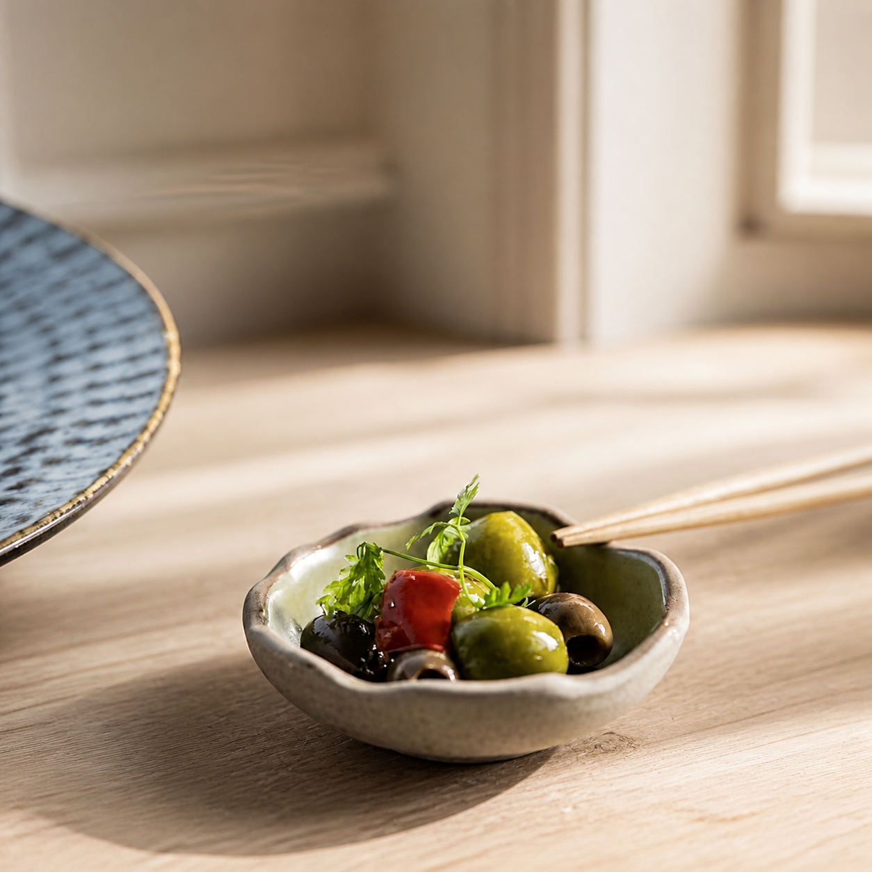 Japanese Ceramic Dipping Dish – 3.5 Inch Rustic Glazed Sauce Bowl, Small Condiment Dish for Soy Sauce, Appetizers & Snacks